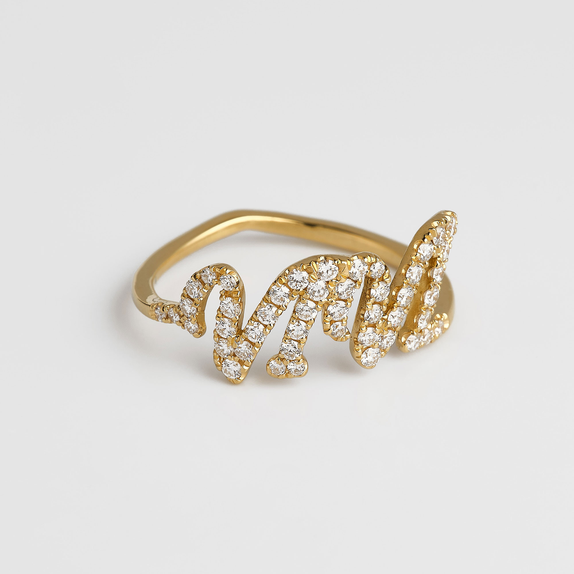 Anillo diseño diamantes naturales