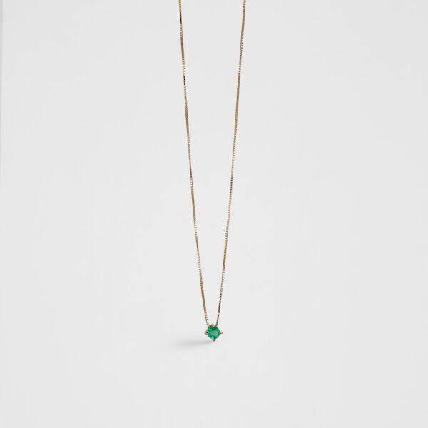 Cadena dije esmeralda colombiana small